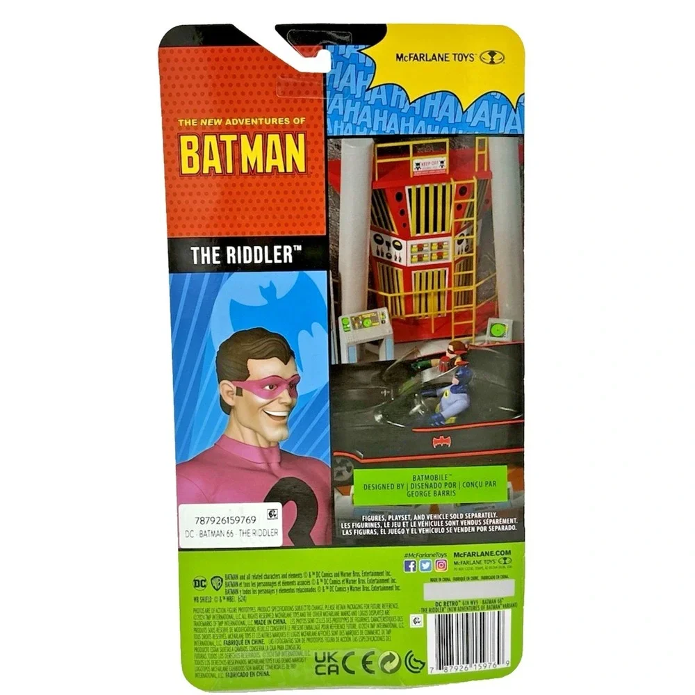 McFarlane DC The Riddler 6 Inch Batman 66 The New Adventures Of Batman New